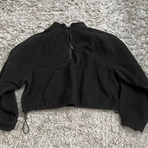 Old navy cropped half zip sweater size small